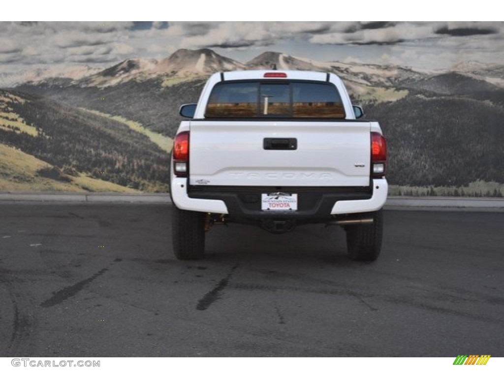 2018 Tacoma TRD Off Road Access Cab 4x4 - Super White / Graphite w/Gun Metal photo #4