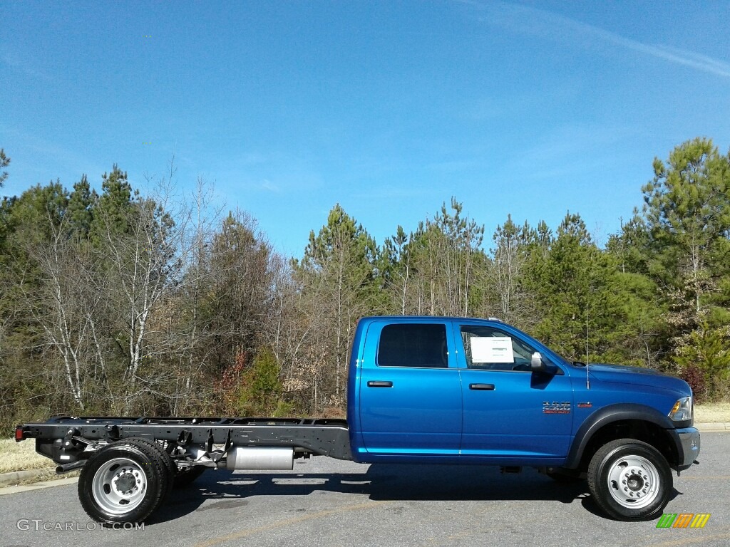 Blue Streak Pearl 2018 Ram 4500 Tradesman Crew Cab 4x4 Chassis Exterior Photo #124397137