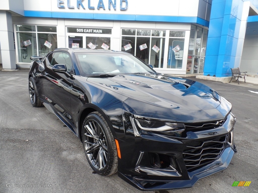 2018 Camaro ZL1 Coupe - Mosaic Black Metallic / Jet Black photo #4