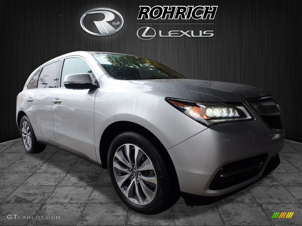 2015 MDX SH-AWD Technology - Silver Moon / Ebony photo #1