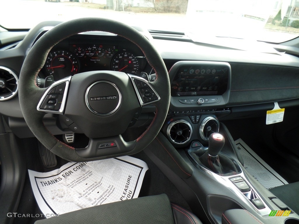 2018 Chevrolet Camaro ZL1 Coupe Jet Black Dashboard Photo #124398205