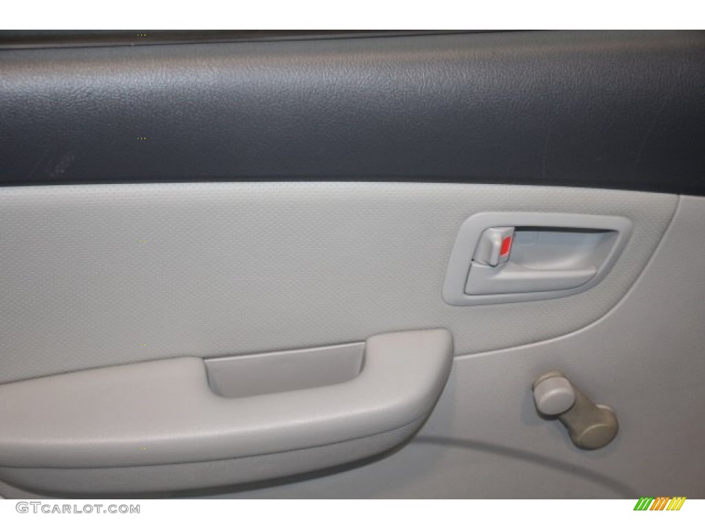 2009 Spectra LX Sedan - Clear White / Beige photo #14