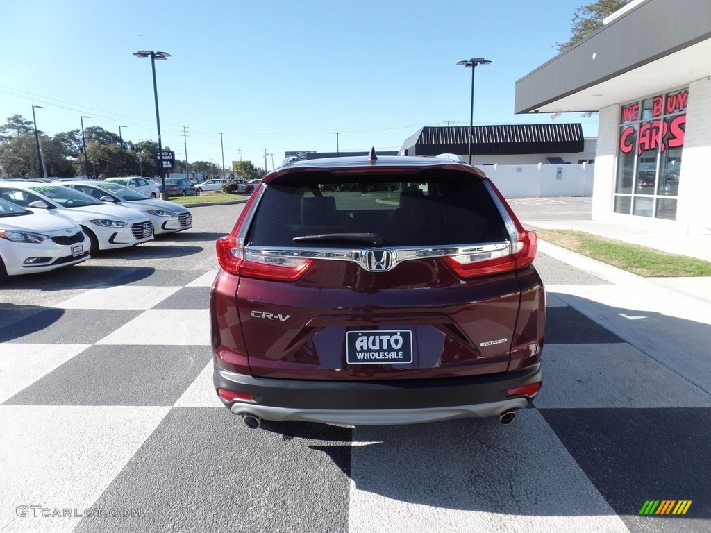 2017 CR-V Touring - Basque Red Pearl II / Gray photo #4