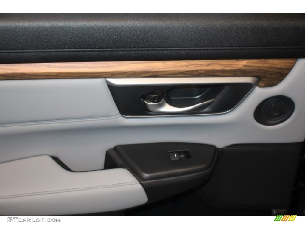 2018 CR-V EX-L - Obsidian Blue Pearl / Gray photo #22