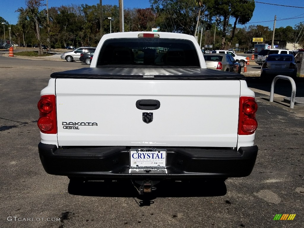 2006 Dakota ST Quad Cab - Bright White / Medium Slate Gray photo #4