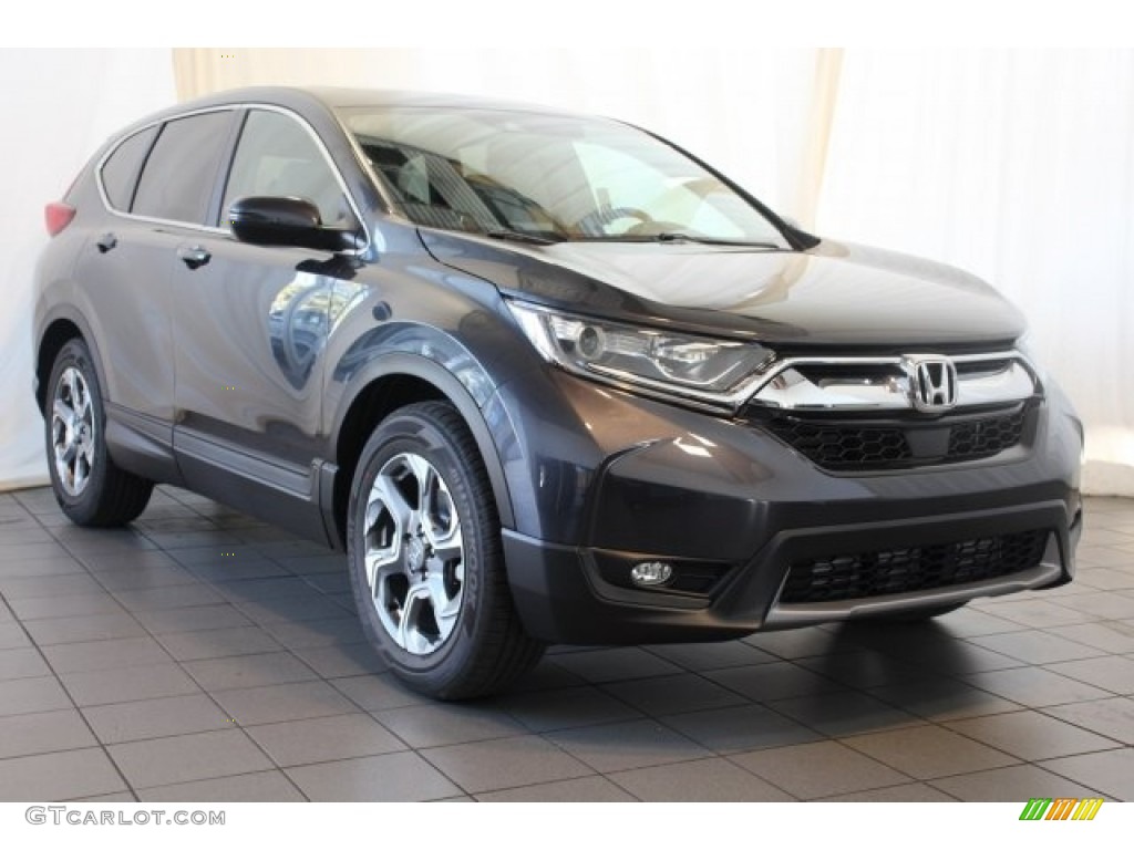 2018 CR-V EX-L - Gunmetal Metallic / Gray photo #2