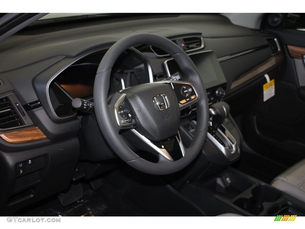 2018 CR-V EX - Basque Red Pearl II / Gray photo #12