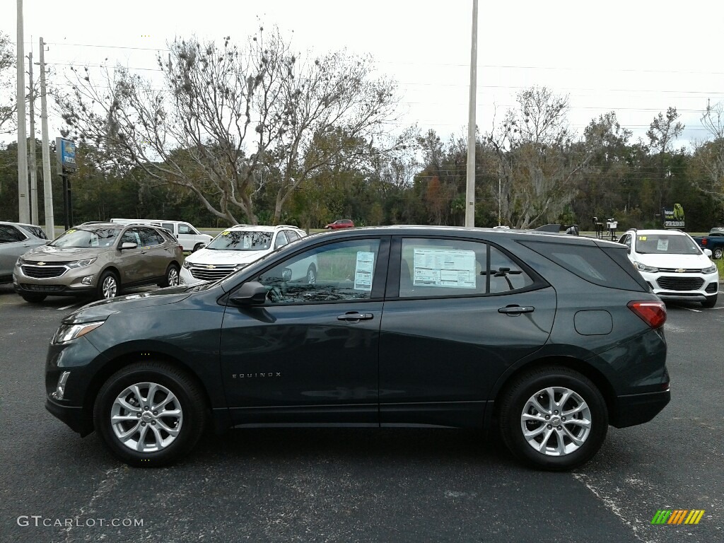 2018 Equinox LS - Nightfall Gray Metallic / Medium Ash Gray photo #2