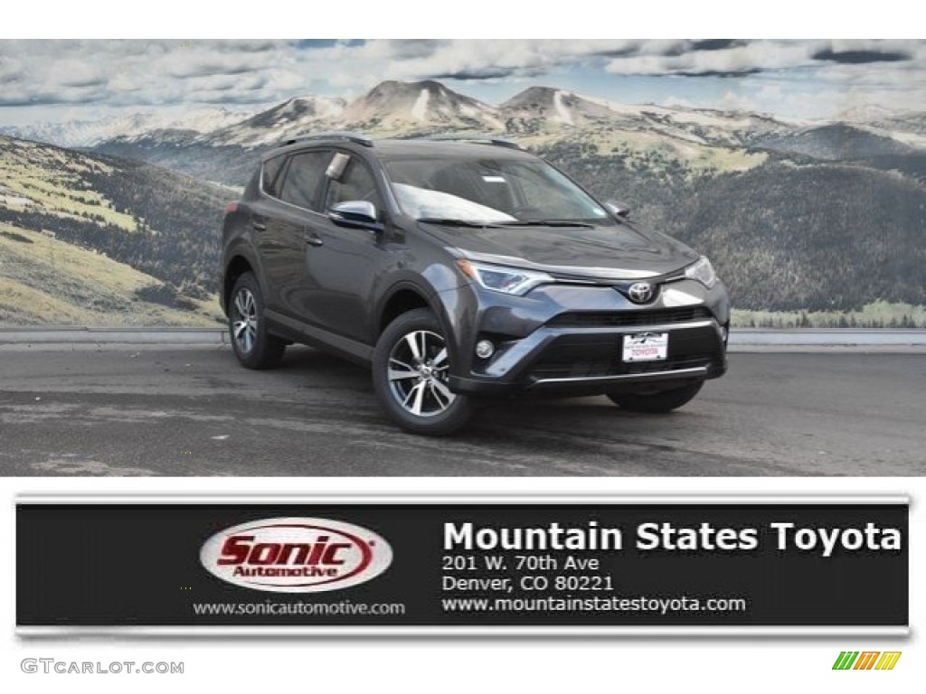 2018 RAV4 XLE AWD - Magnetic Gray Metallic / Black photo #1