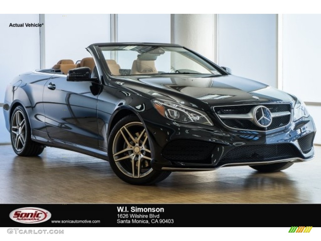 2018 E 400 Convertible - Black / Saddle Brown/Black photo #1