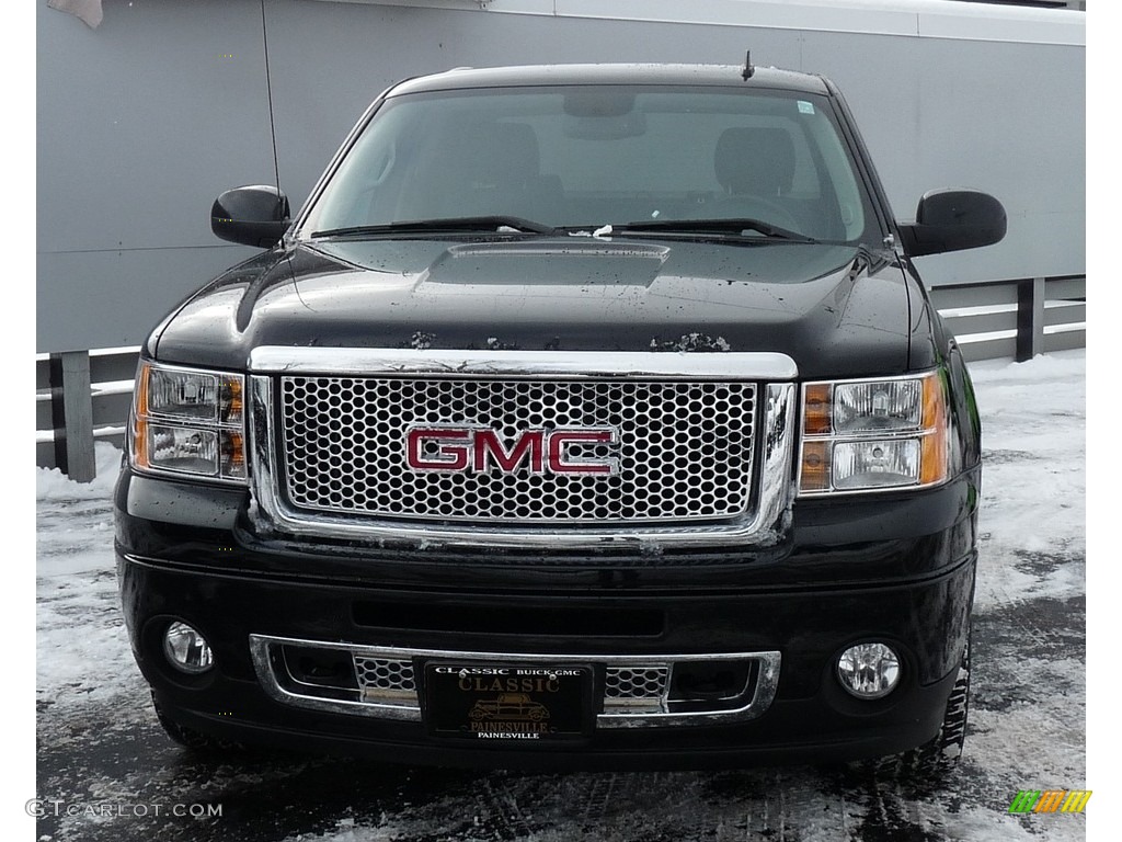 2013 Sierra 1500 Denali Crew Cab AWD - Onyx Black / Ebony photo #4