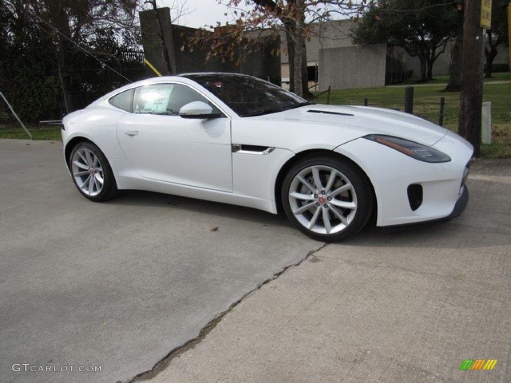Fuji White 2018 Jaguar F-Type Coupe Exterior Photo #124405823