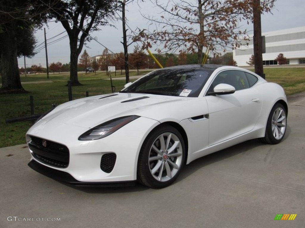 Fuji White 2018 Jaguar F-Type Coupe Exterior Photo #124405982