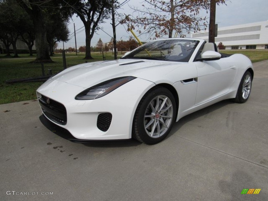 Fuji White 2018 Jaguar F-Type Convertible Exterior Photo #124406414