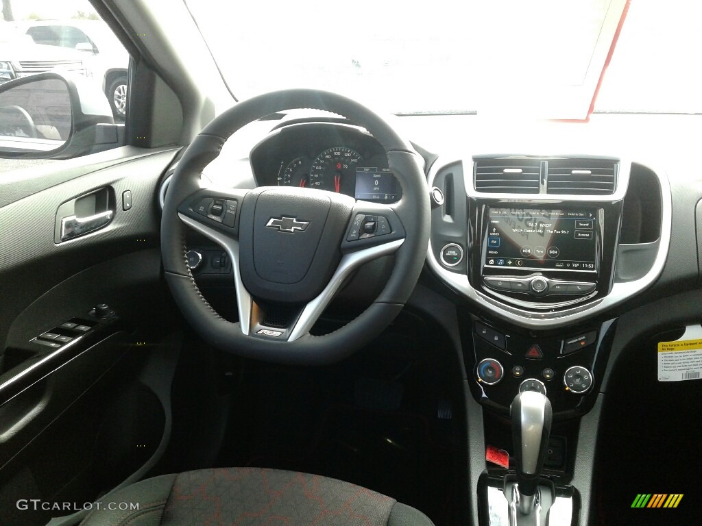 2018 Sonic LT Sedan - Arctic Blue Metallic / Jet Black photo #13