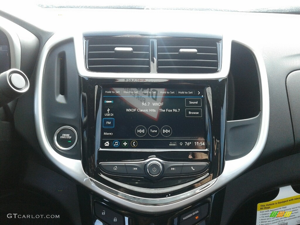 2018 Sonic LT Sedan - Arctic Blue Metallic / Jet Black photo #15