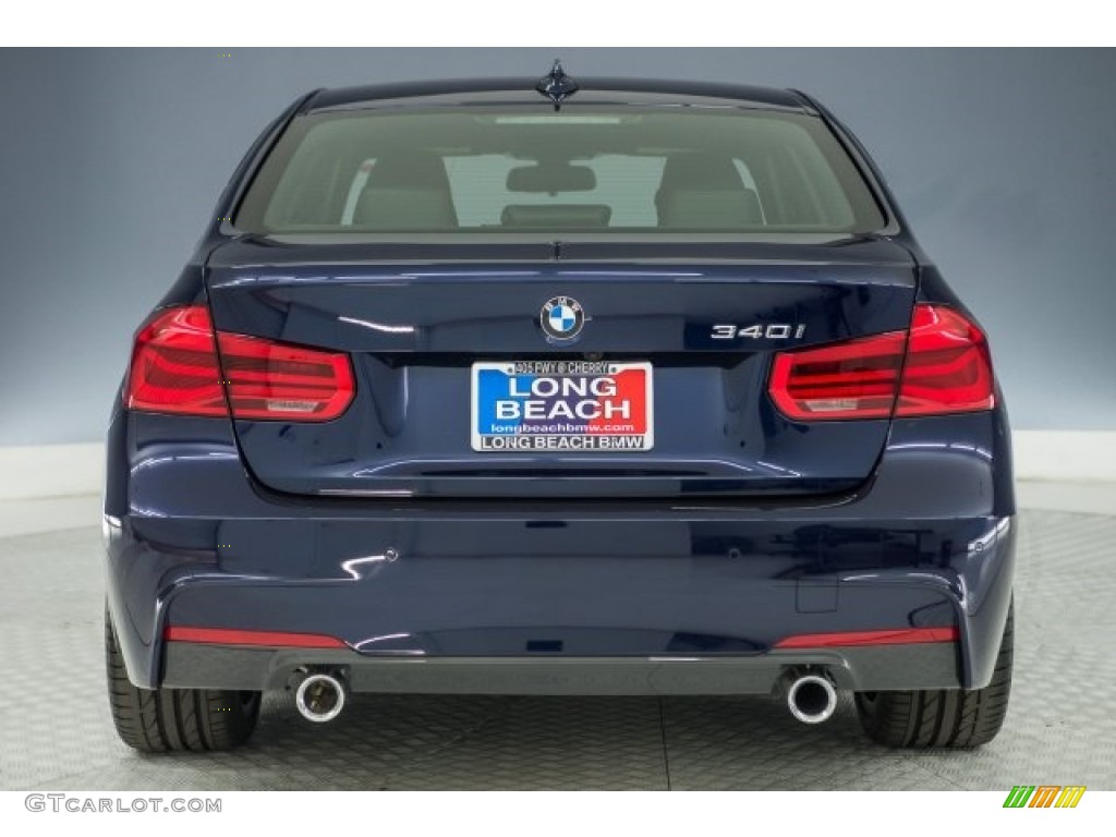 2018 3 Series 340i Sedan - Tanzanite Blue Metallic / Black photo #3