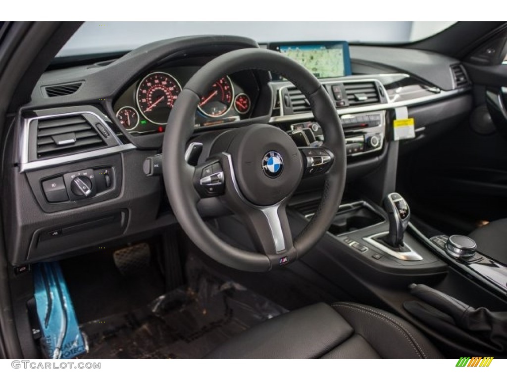 2018 BMW 3 Series 340i Sedan Black Dashboard Photo #124408928