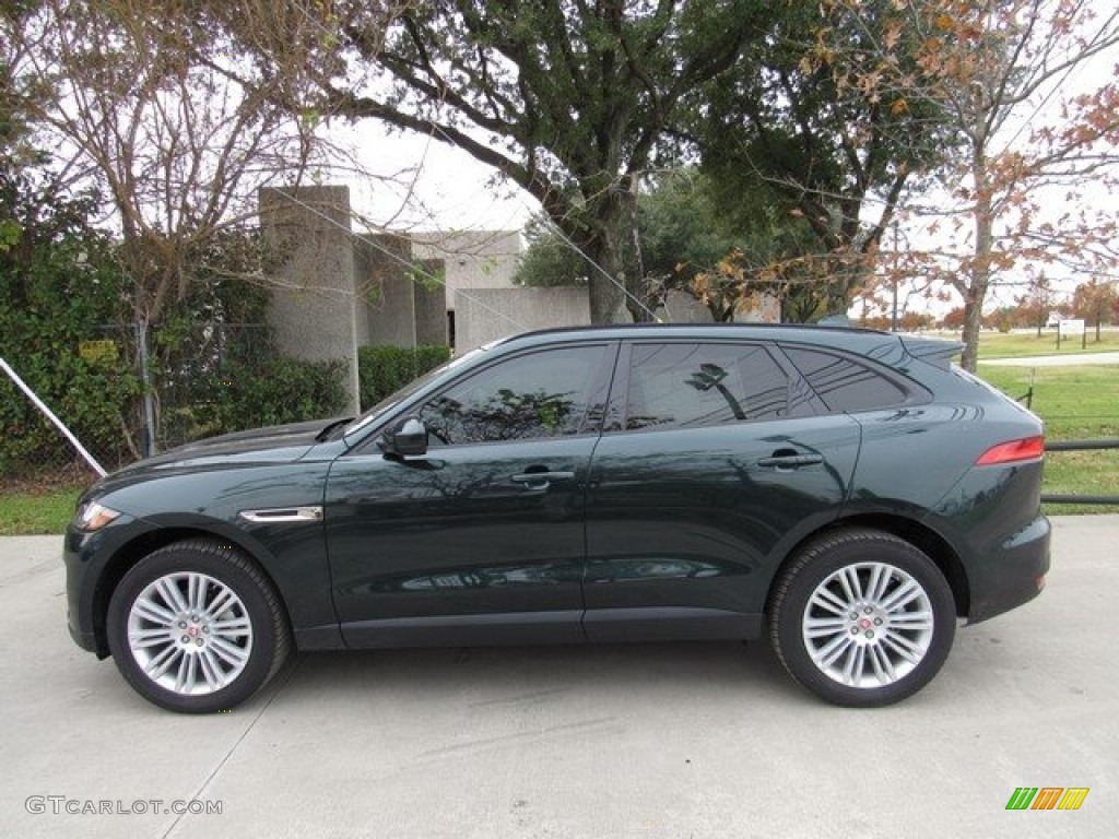 British Racing Green Metallic 2018 Jaguar F-PACE 20d AWD Premium Exterior Photo #124410629