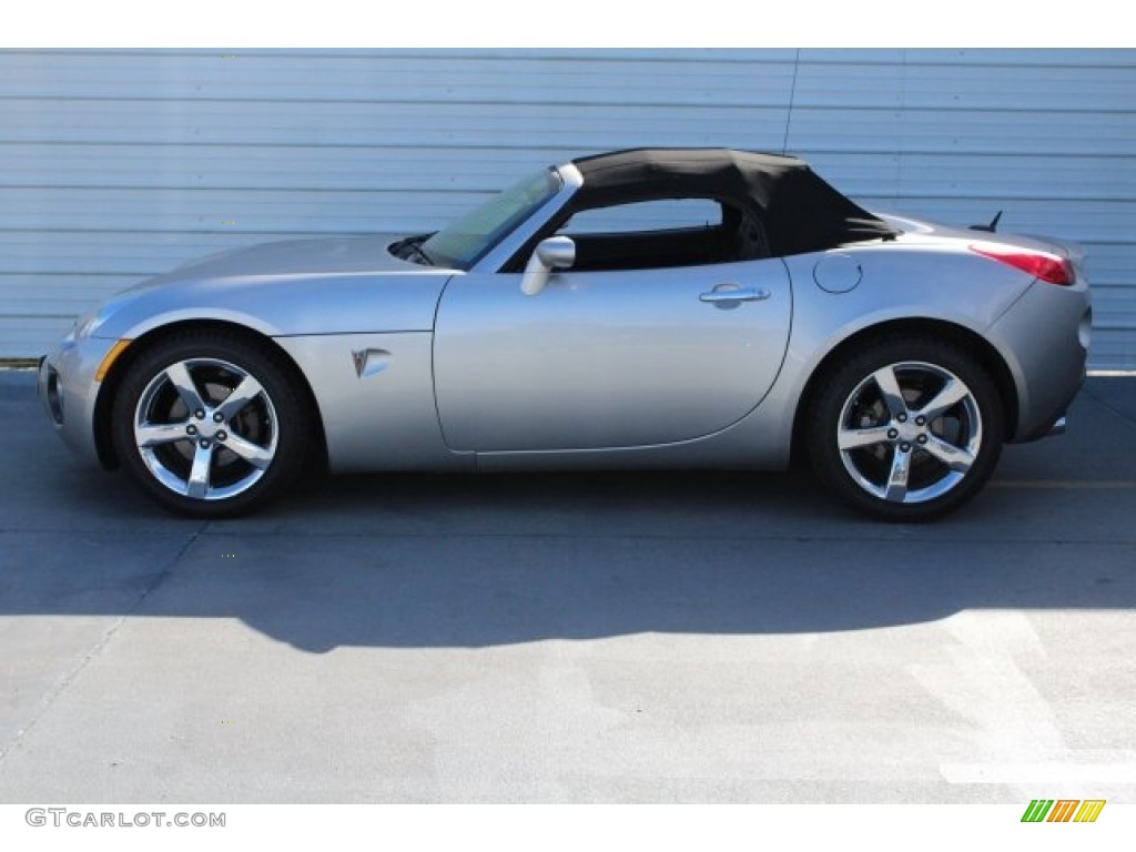 2008 Solstice GXP Roadster - Cool Silver / Ebony photo #7