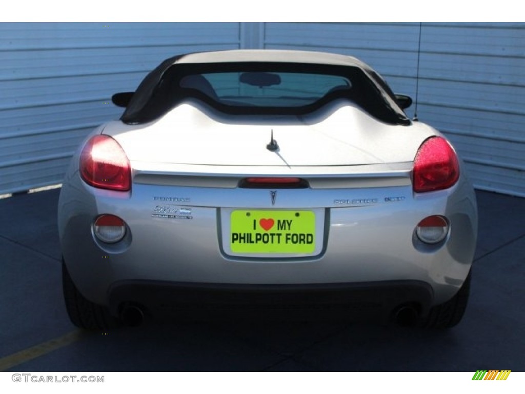 2008 Solstice GXP Roadster - Cool Silver / Ebony photo #9