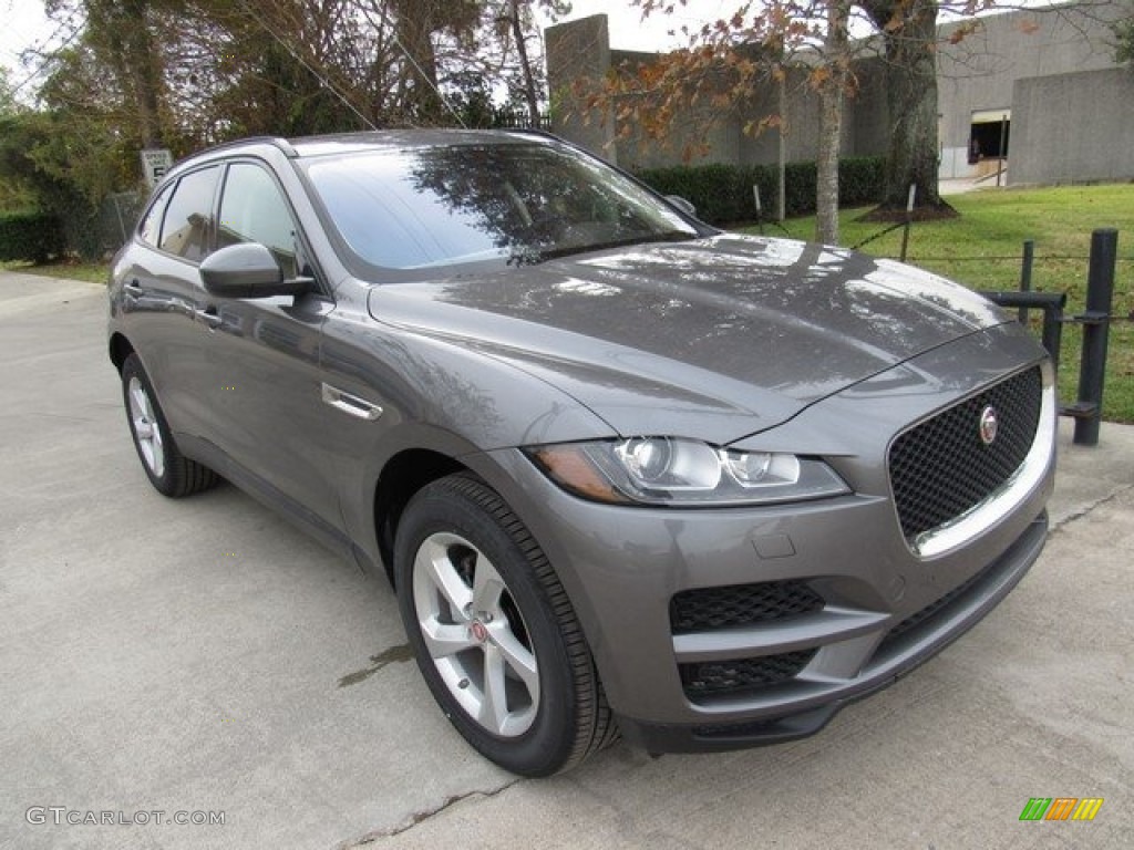 2017 F-PACE 20d AWD Premium - Ammonite Grey / Jet photo #2