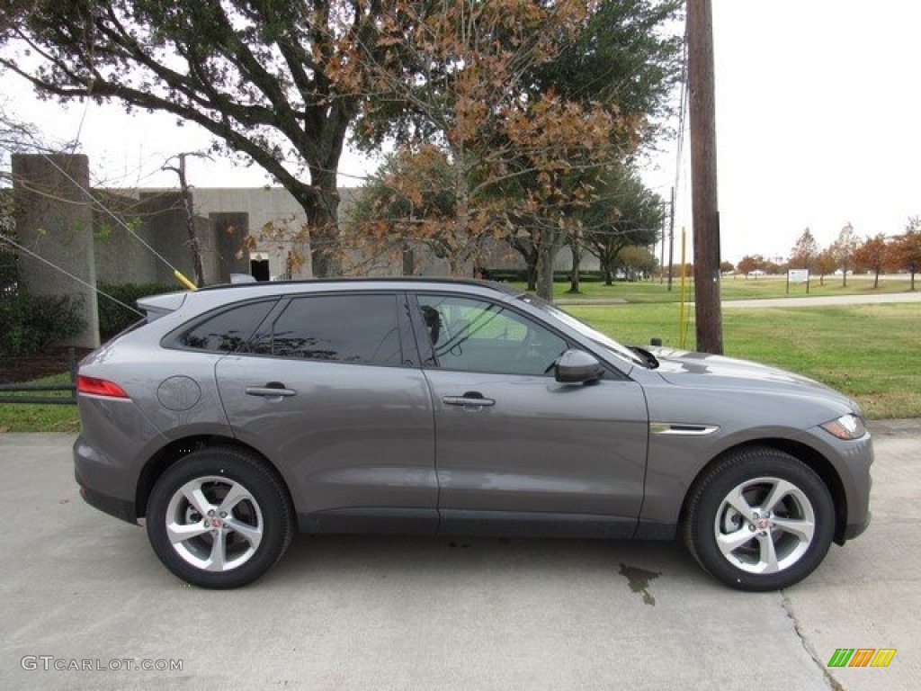 2017 F-PACE 20d AWD Premium - Ammonite Grey / Jet photo #6