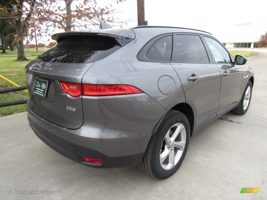 2017 F-PACE 20d AWD Premium - Ammonite Grey / Jet photo #7