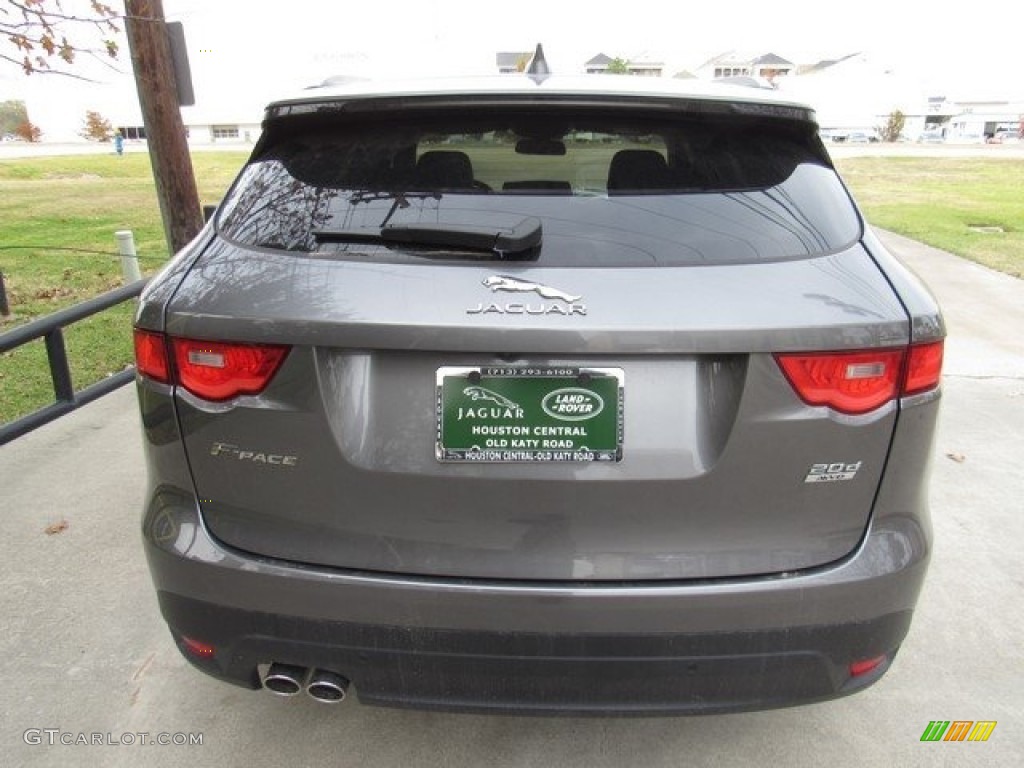 2017 F-PACE 20d AWD Premium - Ammonite Grey / Jet photo #8