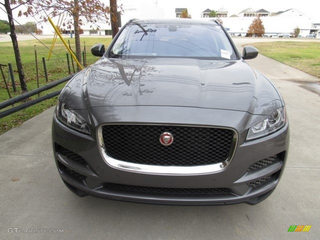 2017 F-PACE 20d AWD Premium - Ammonite Grey / Jet photo #9