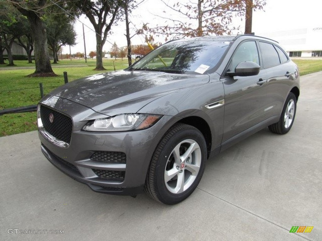 2017 F-PACE 20d AWD Premium - Ammonite Grey / Jet photo #10