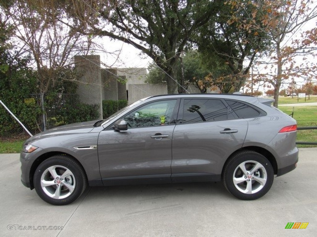 2017 F-PACE 20d AWD Premium - Ammonite Grey / Jet photo #11