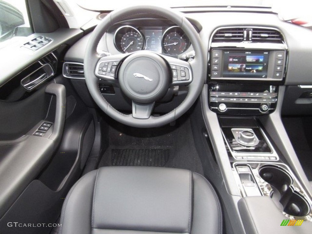 2017 F-PACE 20d AWD Premium - Ammonite Grey / Jet photo #13