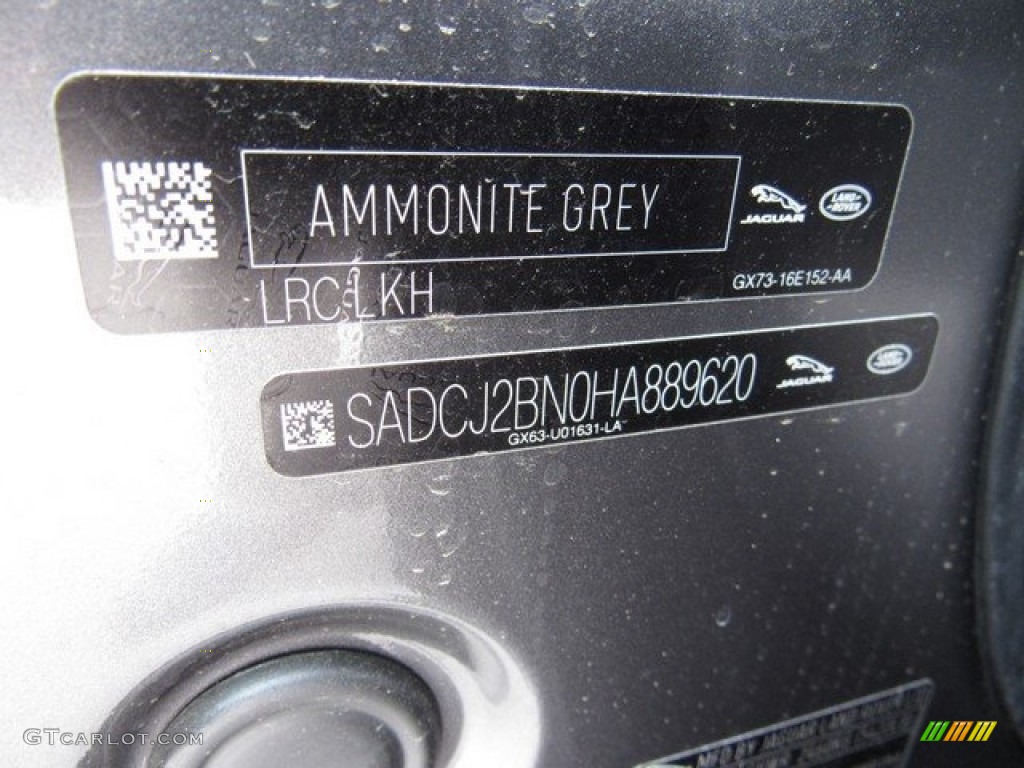 2017 F-PACE 20d AWD Premium - Ammonite Grey / Jet photo #25