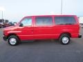 2011 Vermillion Red Ford E Series Van E350 XL Passenger  photo #2
