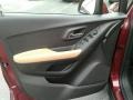 2018 Chevrolet Trax Jet Black/Brandy Interior Door Panel Photo