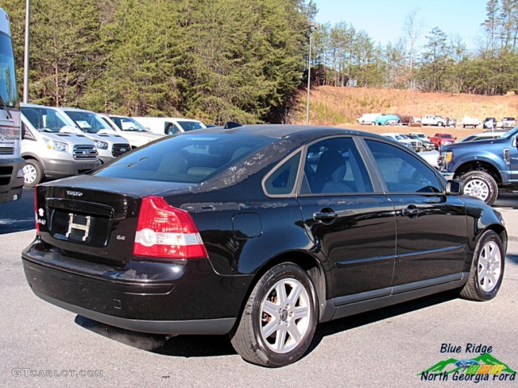2006 S40 2.4i - Black / Dark Beige/Quartz photo #6