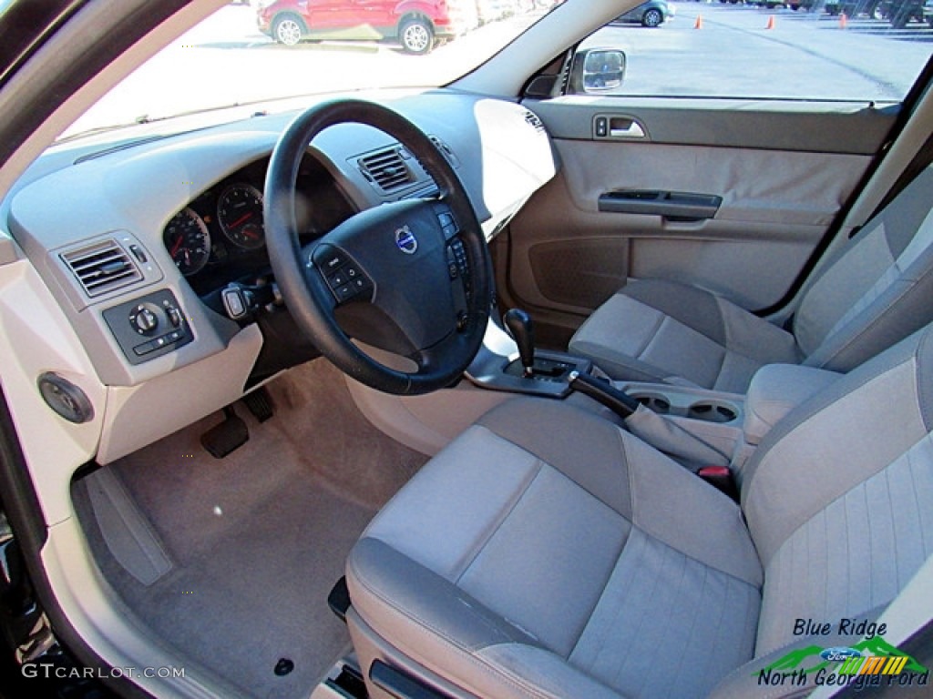 2006 S40 2.4i - Black / Dark Beige/Quartz photo #9