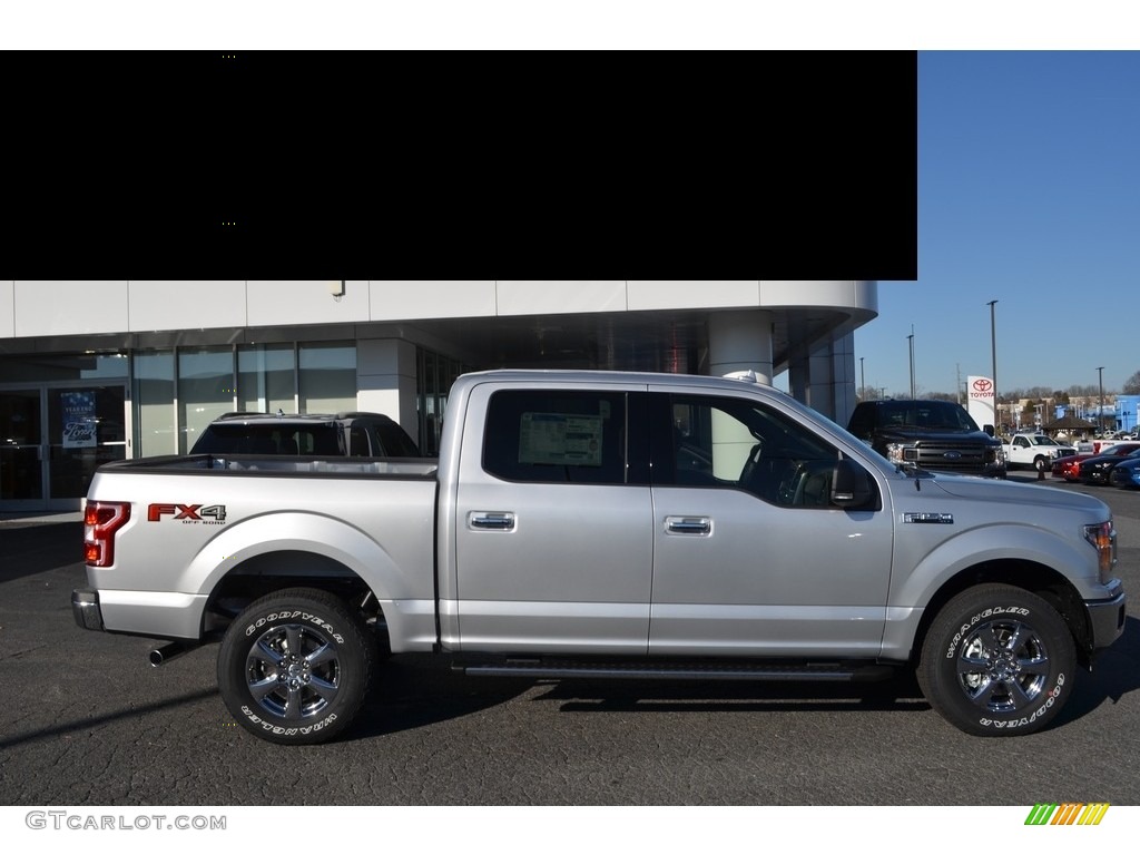 2018 F150 XLT SuperCrew 4x4 - Ingot Silver / Earth Gray photo #2