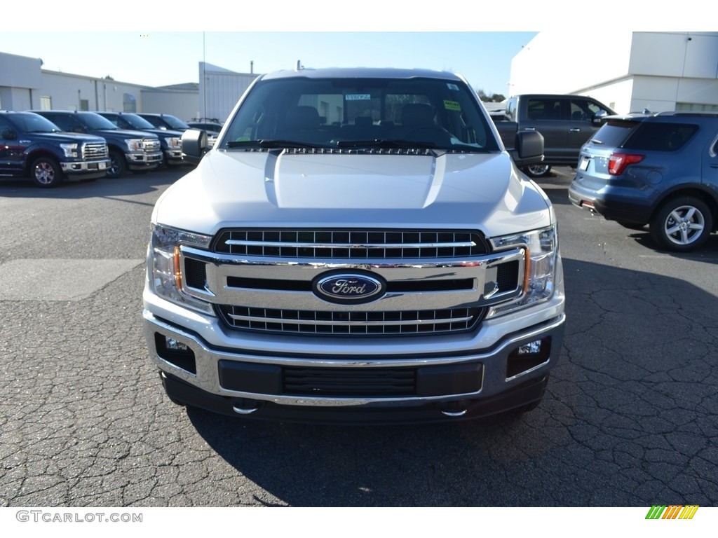 2018 F150 XLT SuperCrew 4x4 - Ingot Silver / Earth Gray photo #4
