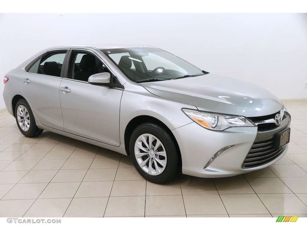 2015 Camry LE - Celestial Silver Metallic / Black photo #1