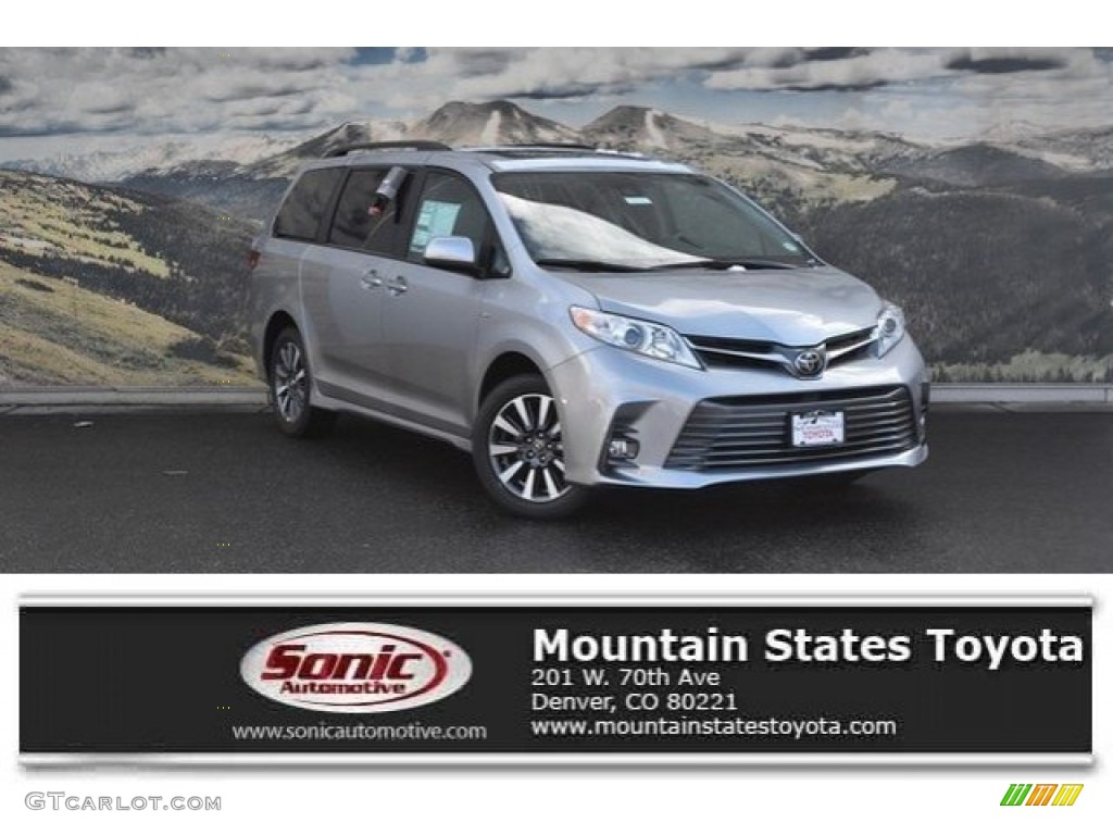 2018 Sienna XLE AWD - Silver Sky Metallic / Gray photo #1
