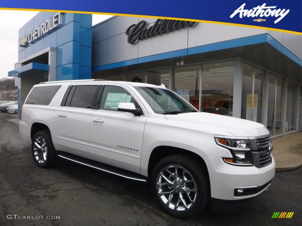 2018 Suburban Premier 4WD - Iridescent Pearl Tricoat / Jet Black photo #1
