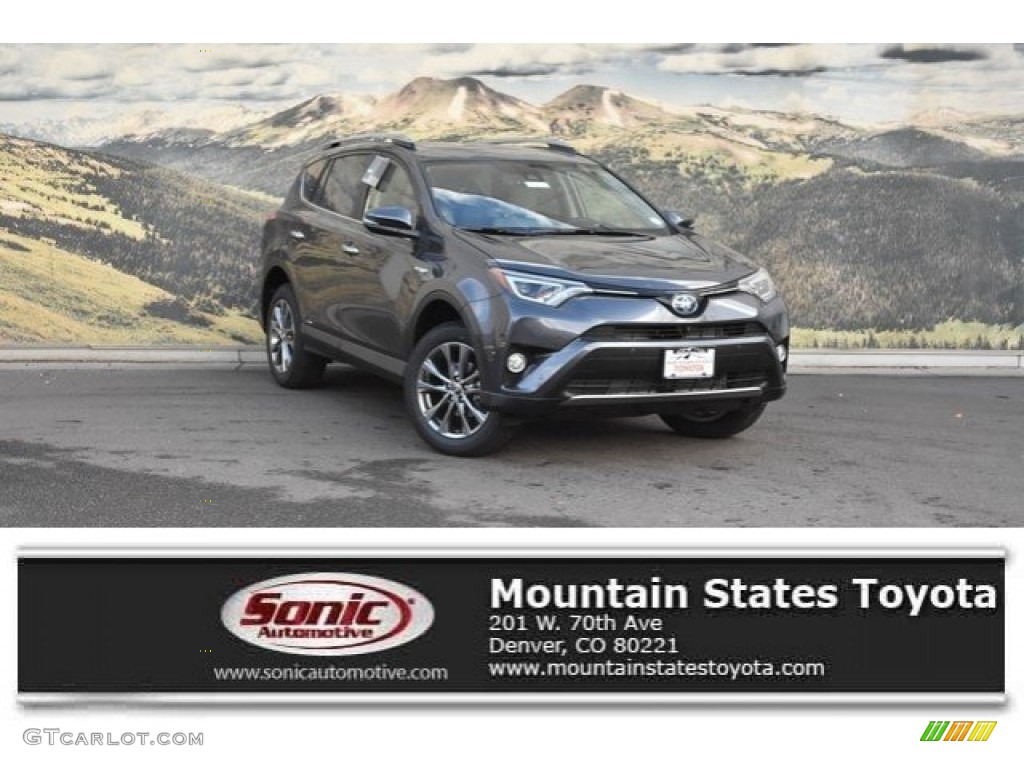 2018 RAV4 Limited AWD Hybrid - Magnetic Gray Metallic / Ash photo #1