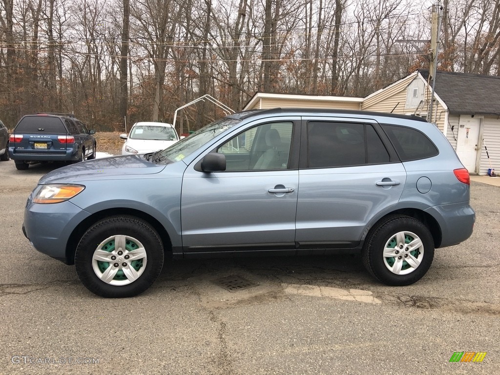 2009 Santa Fe GLS - Silver Blue / Gray photo #2