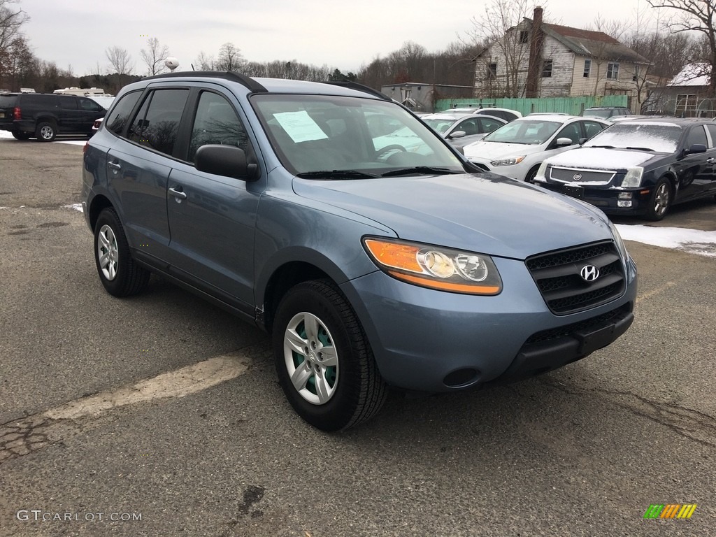 2009 Santa Fe GLS - Silver Blue / Gray photo #6