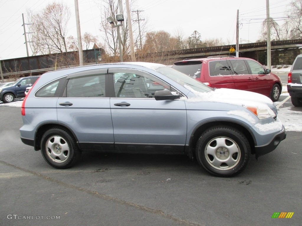 2008 CR-V LX 4WD - Glacier Blue Metallic / Gray photo #5