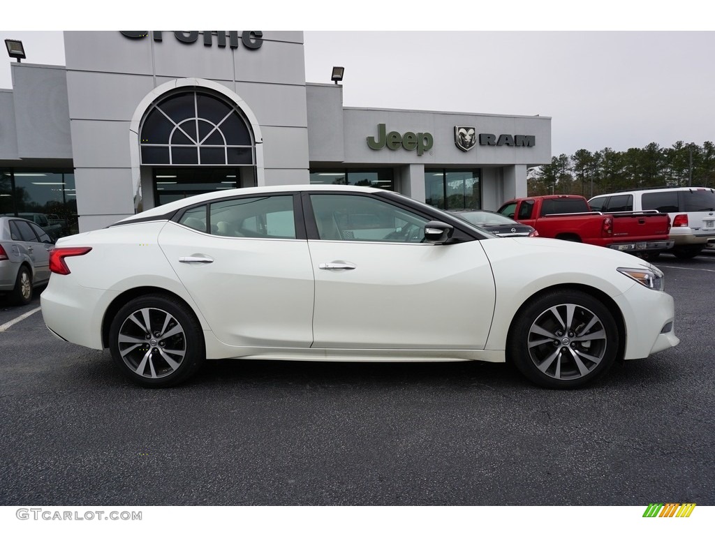 2017 Maxima SV - Pearl White / Cashmere photo #9