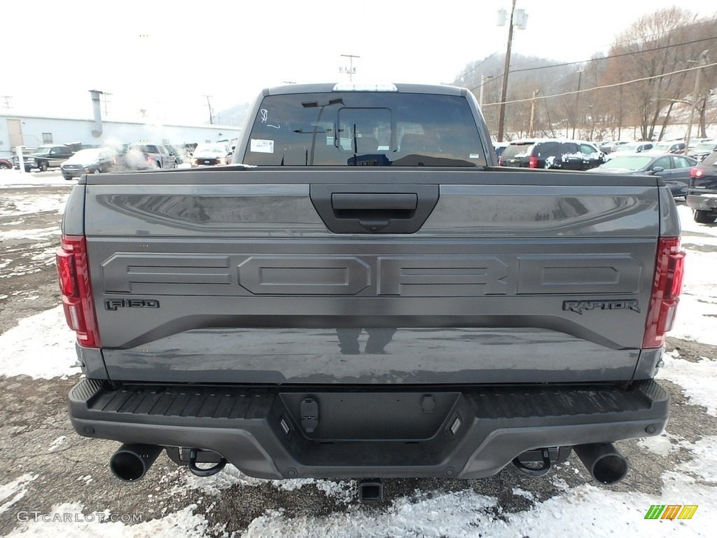 2018 F150 SVT Raptor SuperCrew 4x4 - Lead Foot / Raptor Black photo #3