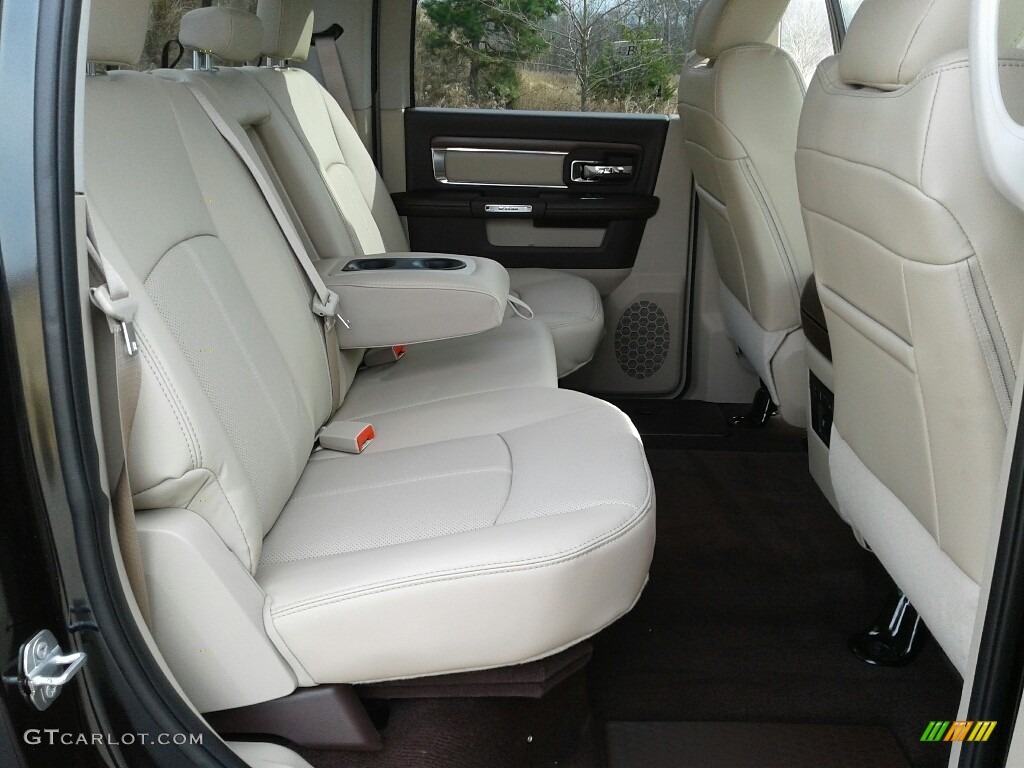 2017 Ram 1500 Laramie Crew Cab 4x4 Rear Seat Photo #124425694